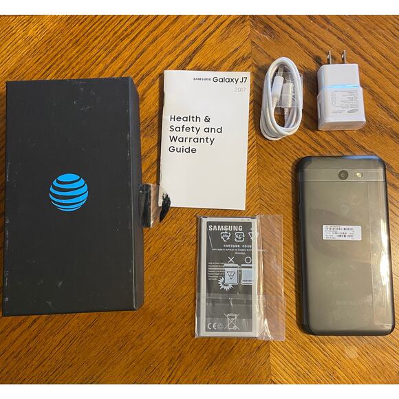 Samsung Galaxy J7 2017 16GB AT&T s/n R28JB0KGH3N IMEI 355617082427750 - Picture 2 of 5
